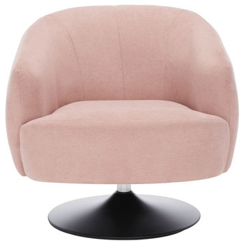 Safavieh Ezro Upholstered Accent Chair, Blush