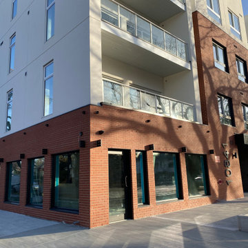 Crisp, Brick Facade