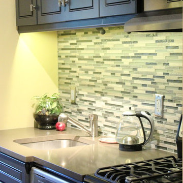 Before decorating, after renovation.