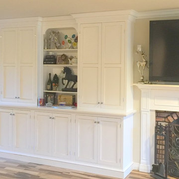 Huntington Family Room Built in Cabinetry