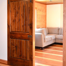 barn door to bathroom?