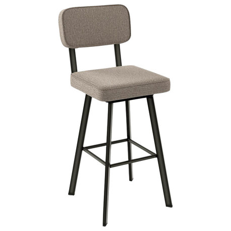 Amisco Brixton Swivel Stool, 30"