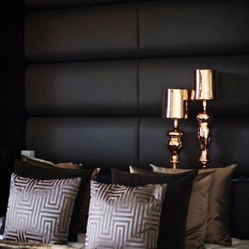 Upholstered Walls, Fabric Wall Ideas
