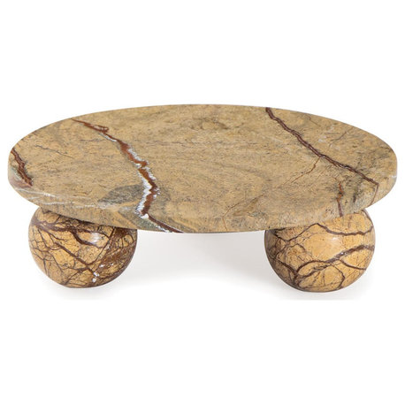 Regina Andrew Marlow Marble Plate Small, Brown