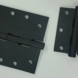 Flat Black Finish - Pocket Door Hardware