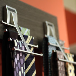 TAG Hardware | ELITE Tie Hook in Matte Aluminum - Wall Hooks