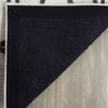 Safavieh Studio Leather Stl662A Geometric Rug, Ivory/Grey, 8'0"x10'0"