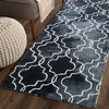 Safavieh Dip Dye Collection DDY676 Rug, Graphite/Ivory, 2'3"x6'