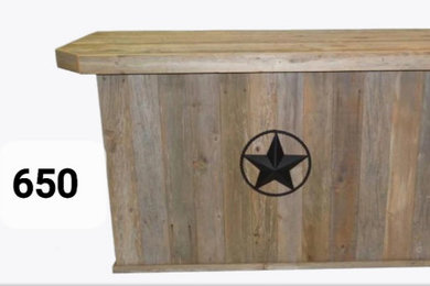 Inspiration for a rustic home design remodel in Austin