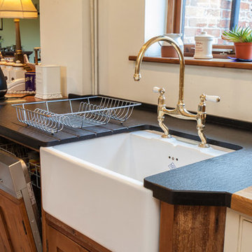 Traditional kitchen in a barn conversion