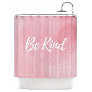 Kess InHouse Bruce Stanfield Rainbow Stripes Digital 69 x 70 Shower Curtain