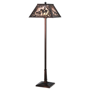 60 High Fox Hunt Floor Lamp