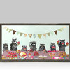 "Cupcake Party" Mini Framed Canvas by Eli Halpin