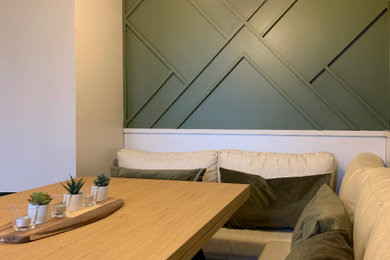 Réalisation d'une salle à manger design.