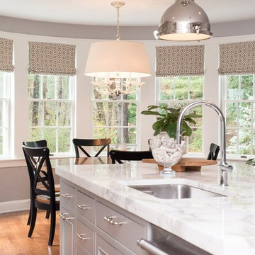 Elegance and a modern twist in Needham Kitchen.