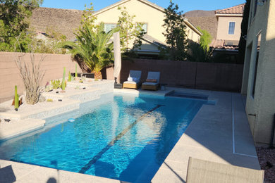 Inspiration for a southwestern pool remodel in Las Vegas