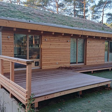 Terrassen in Kebony
