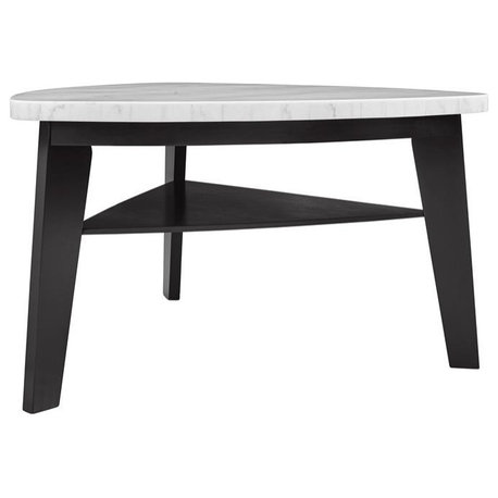 Carrara White Marble Top Counter Height Table