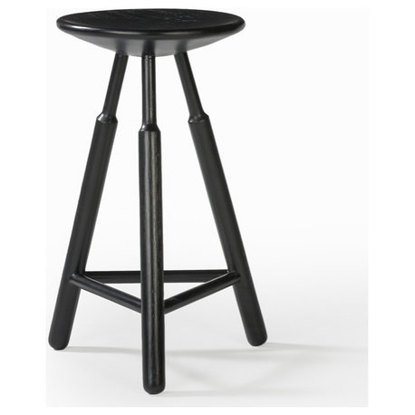 Dowel Counter Stool, Charcoal