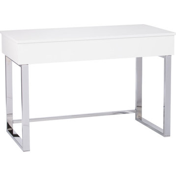 Inman Adjustable Height Sit-Stand Desk - White