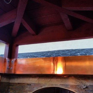 Copper Fascias,Soffits and Posts Cladding/Wrapping