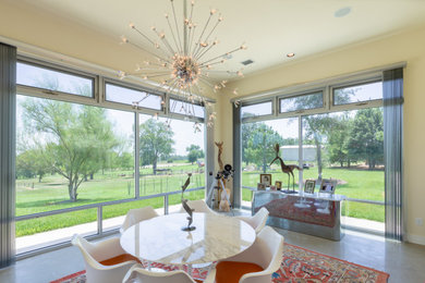 Home design - contemporary home design idea in Houston