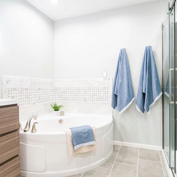 St. Louis Park Owner's Bathroom