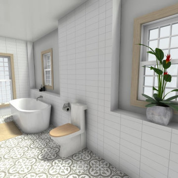 Scandinavian Bathroom Style