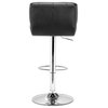 Zuo Modern Leatherette Formula Bar Chair - Black