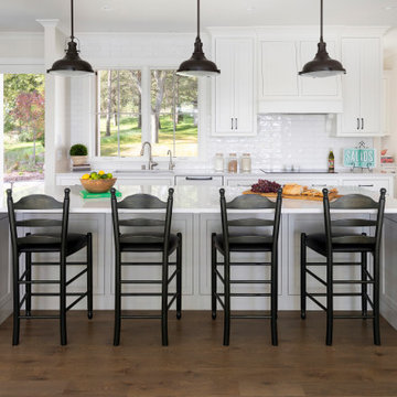 Transitional Lake Cottage