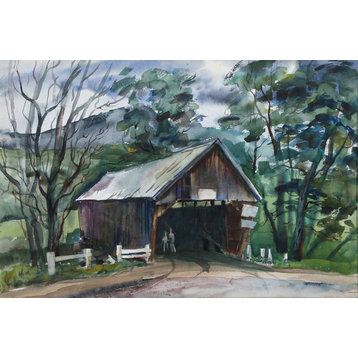 Eve Nethercott, Vermont, P4.29, Watercolor Painting