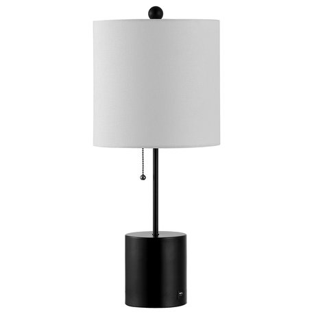 Safavieh Dalra Table Lamp With USB Port Black