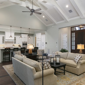 Coastal inspired estate sited on over one acre on Lake Butler in Windermere