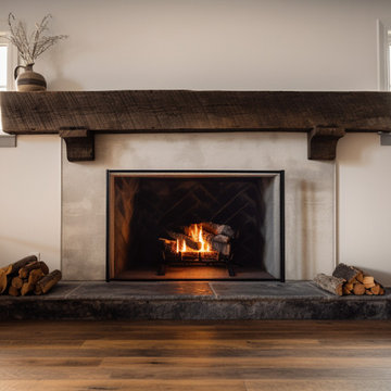 Gorgeous Fireplace Mantels with Wooden Corbels