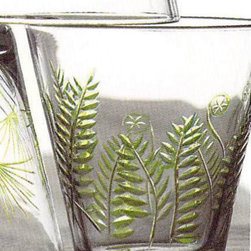 Roost Fern & Frond Glassware **Next Day Shipping - SKU: TG311 - Wine And Bar Tools