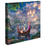Thomas Kinkade Studios - Tangled, Gallery Wrapped Canvas, 14"x14" - Featuring Thomas Kinkade best-loved images, our Gallery Wraps are perfect for any space. Each wrap is crafted with our premium canvas reproduction techniques and hand wrapped around a deep, hardwood stretcher bar. Hung as an ensemble or by itself, this frame-less presentation gives you a versatile way to display art in your home.