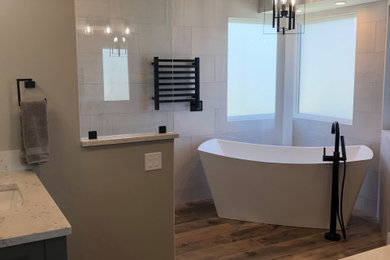 Bathroom - shabby-chic style bathroom idea in Other