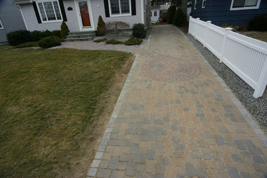 This is an example of a traditional landscaping in Bridgeport.