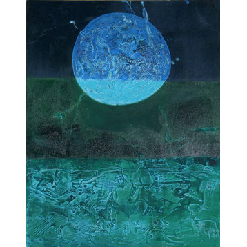 Evelyn Mitchell Solomon, I Saw the Night, Mixed Media