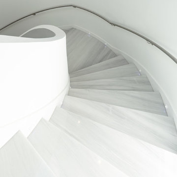 Colonial White Marble Modern Home
