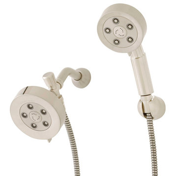 Neo Collection Anystream Wall Mounted 2-Way Shower System, Brushed Nickel