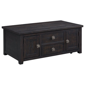 Picket House Furnishings Kahlil 2-Drawer Coffee Table With Lift Top