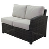 Courtyard Casual Cheshire 4 pc Chow Dining Recline Sectional Set