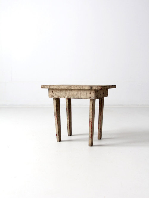 Primitive Farm Antique Primitive Stool S