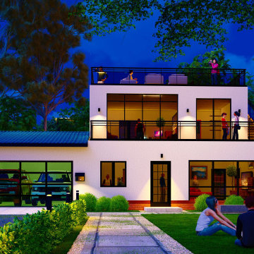 Two-Story ADU with Rooftop Oasis