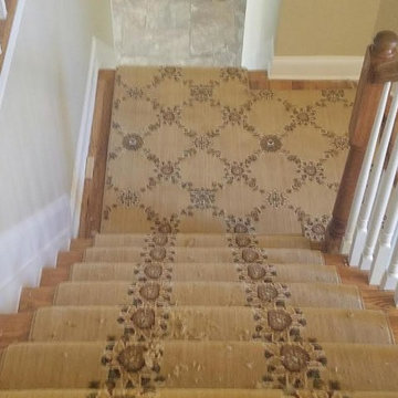 Stair Runner Installation