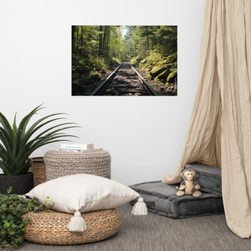 Journey Through the Emerald Isle Photorealism Digital Art Loose Print