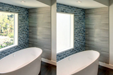 Master Bathrooms -  Liquid Crystal Switchable Privacy Glass