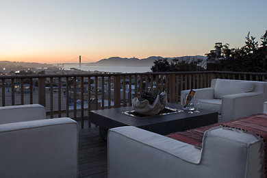 Example of a patio design in San Francisco