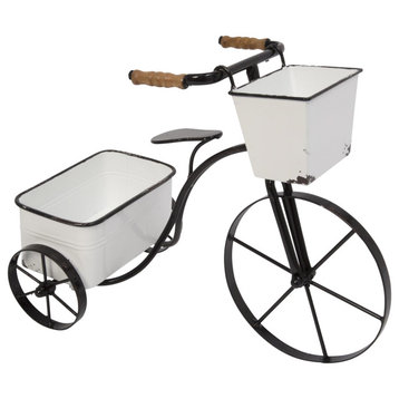 17.7" Metal Tricycle, Planters